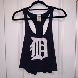 Detroit Tigers Cropped Tank Top